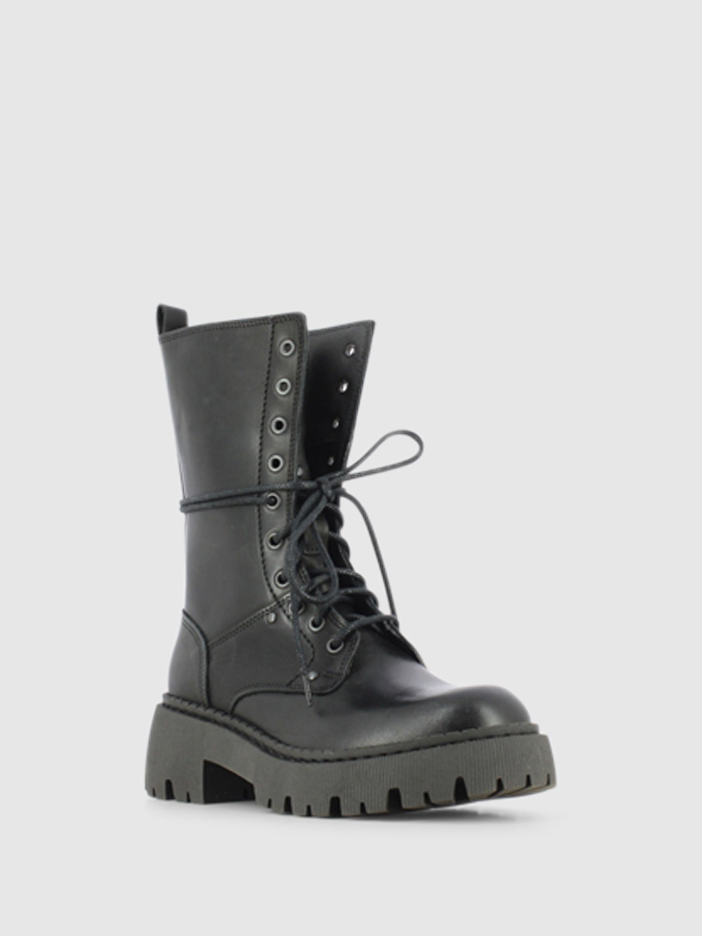 Foreva Botas com Atacadores em Preto